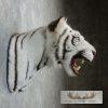 Reproduction White Bengal Tiger Shoulder Mount For Sale - Image 4