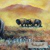 Painted Leather Hide Taxidermy Decor For Sale - Image 4