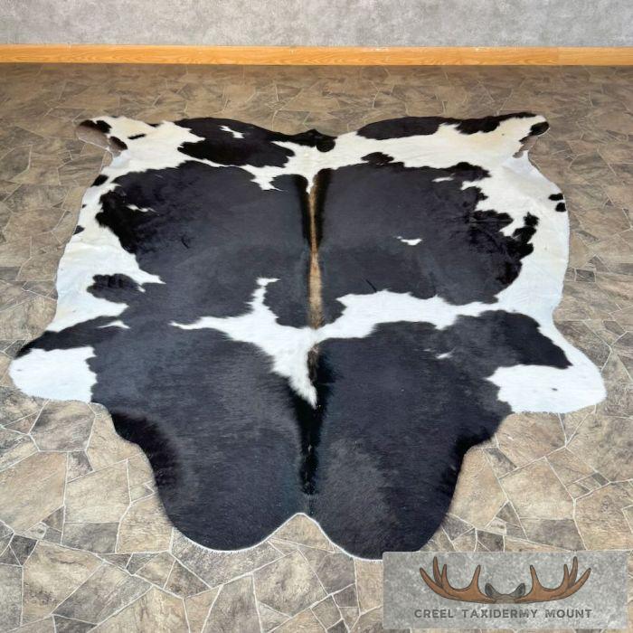 Black and White Cowhide Taxidermy Skin For Sale