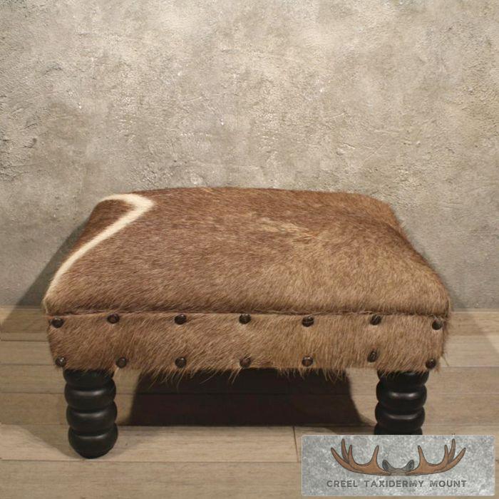 Waterbok Hide Ottoman