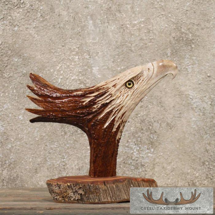 Eagle Carving on Horn