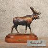Rick Taylor Moose Bronze For Sale