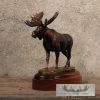 Rick Taylor Moose Bronze For Sale - Image 6