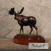 Rick Taylor Moose Bronze For Sale - Image 9