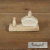 Carved Ivory Pen Holder For Sale - Image 7