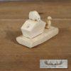Carved Ivory Pen Holder For Sale - Image 4