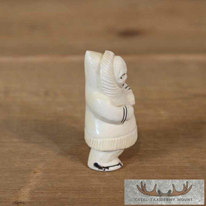 Ivory Eskimo Figurine For Sale - Image 7