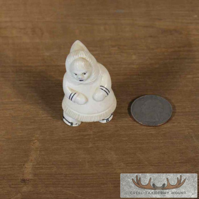 Ivory Eskimo Figurine For Sale - Image 10