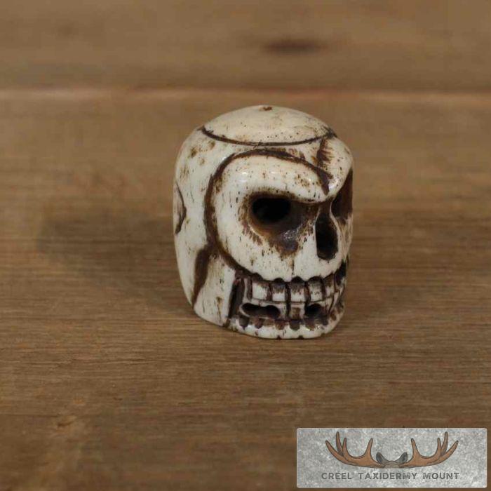 Ivory Carved Skull Figurine For Sale - Image 8