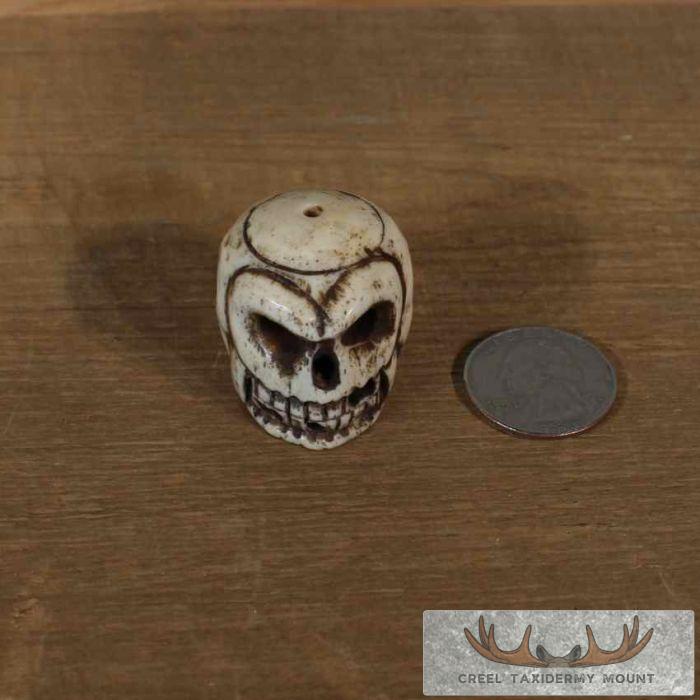 Ivory Carved Skull Figurine For Sale - Image 10