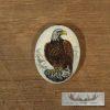 Ivory Carved Eagle Medallion For Sale - Image 2