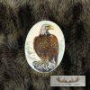 Ivory Carved Eagle Medallion For Sale - Image 5