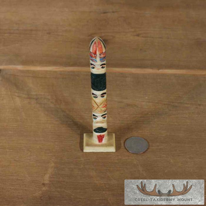 Ivory Inuit Totem Pole For Sale - Image 9