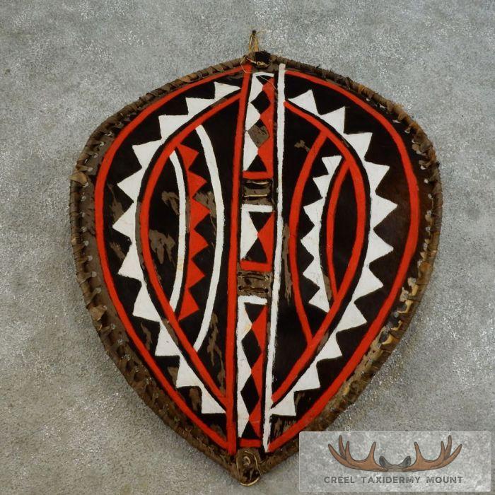 African Maasai Warrior Shield Pair For Sale - Image 5