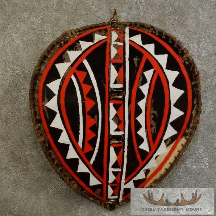 African Maasai Warrior Shield Pair For Sale - Image 4