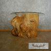 Carved Eagle Tree Trunk Table For Sale - Image 6