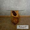Carved Eagle Tree Trunk Table For Sale - Image 7