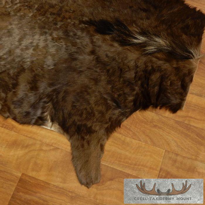 Black Wildebeest Taxidermy Hide Rug Mount For Sale - Image 2