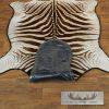 African Zebra Full-Size Taxidermy Rug For Sale - Image 4
