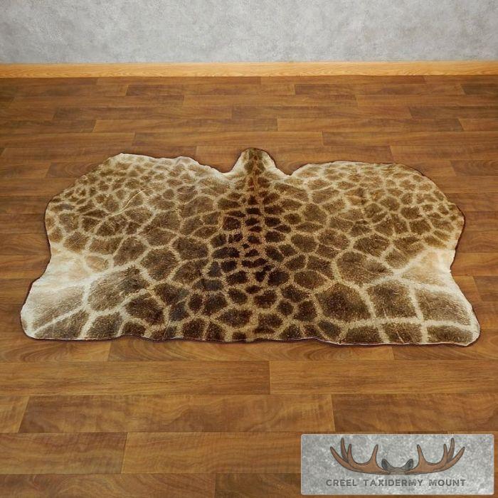 African Giraffe Taxidermy Hide Rug For Sale