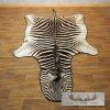 African Zebra Full-Size Taxidermy Rug For Sale