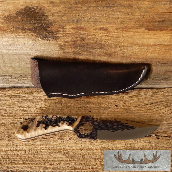 Kodiak XL Hammer-forged Knife with Thunderstruck Maple Handle for Sale - Image 2