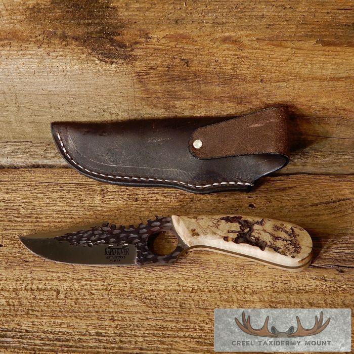 Kodiak XL Hammer-forged Knife with Thunderstruck Maple Handle for Sale - Image 3