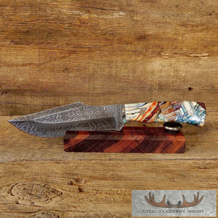 Custom Mammoth Picasso Hunting Knife For Sale - Image 2