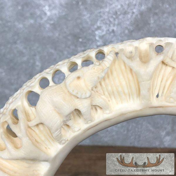 Carved Hippopotamus Tooth Safari Decor For Sale - Image 9