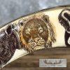 Scrimshaw Warthog Tooth Safari Decor For Sale - Image 6