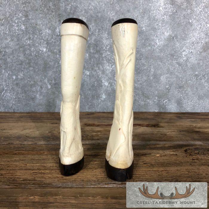 Giraffe Bone Salt Shakers For Sale - Image 5