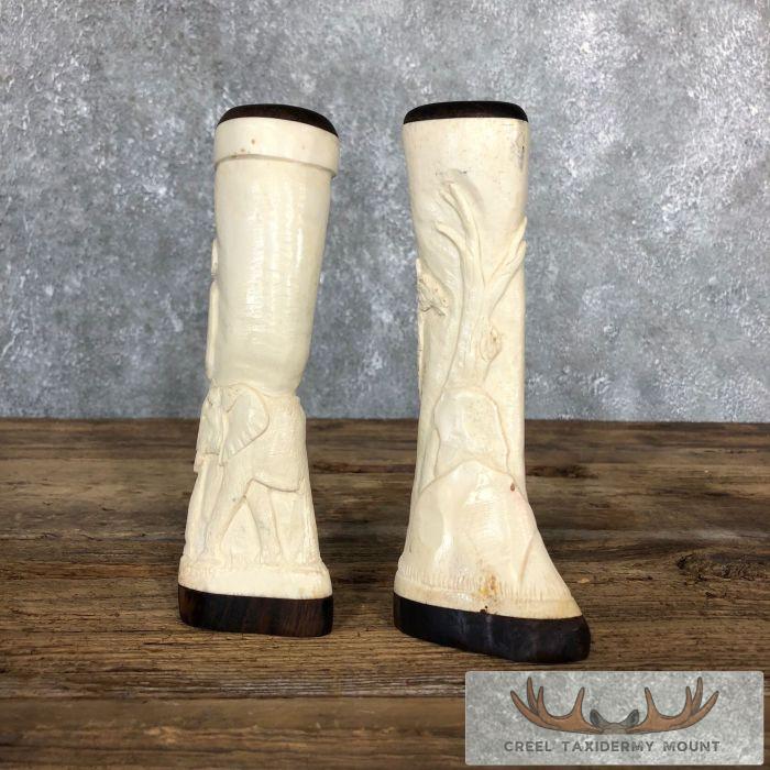 Giraffe Bone Salt Shakers For Sale - Image 2