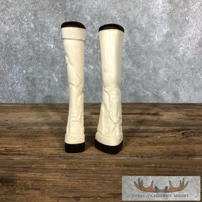 Giraffe Bone Salt Shakers For Sale - Image 5