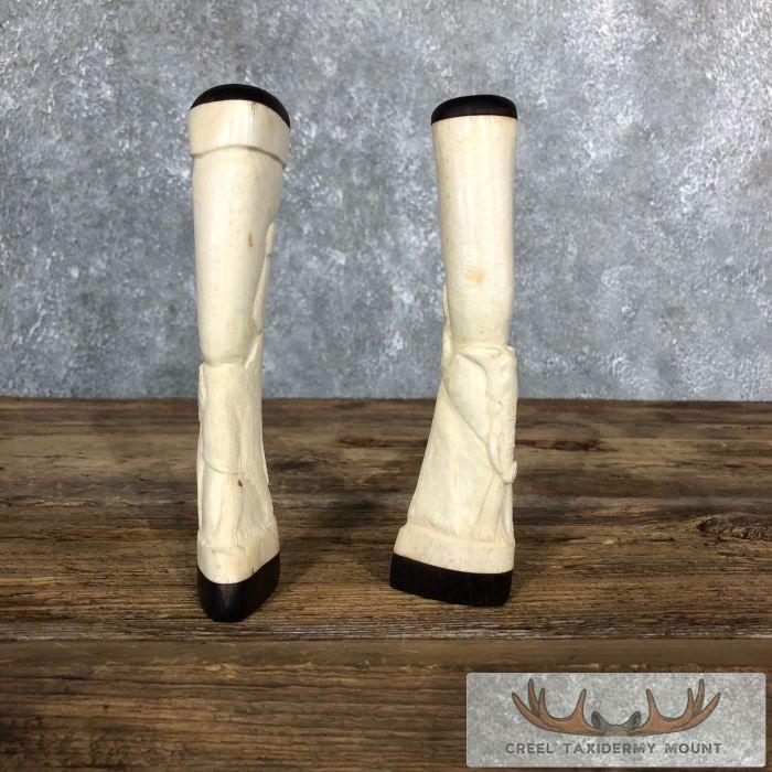 Giraffe Bone Salt Shakers For Sale - Image 6