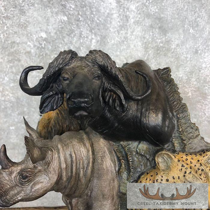 Fred Boyer African Big "5" Bronze For Sale - Image 10
