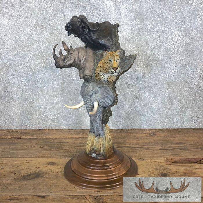 Fred Boyer African Big "5" Bronze For Sale - Image 4
