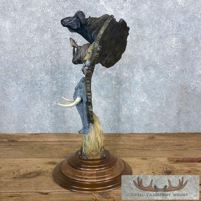 Fred Boyer African Big "5" Bronze For Sale - Image 5