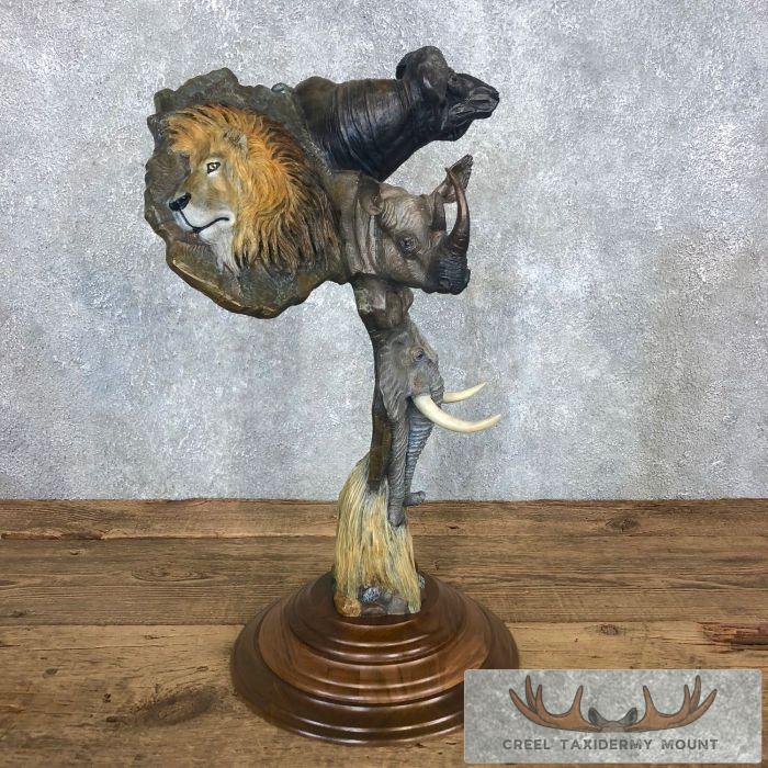 Fred Boyer African Big "5" Bronze For Sale - Image 6