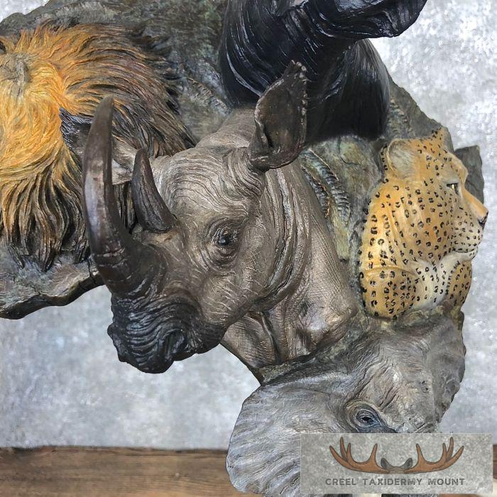 Fred Boyer African Big "5" Bronze For Sale - Image 9