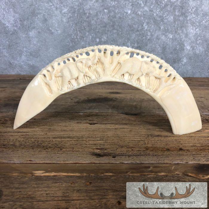 Carved Hippopotamus Tooth Safari Decor For Sale - Image 2