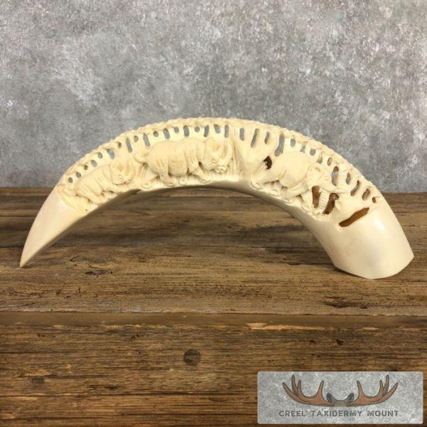 Carved Hippopotamus Tooth Safari Decor For Sale - Image 2