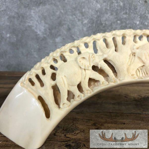 Carved Hippopotamus Tooth Safari Decor For Sale - Image 4