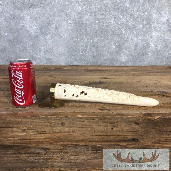 Carved Hippopotamus Tooth Safari Decor For Sale - Image 3