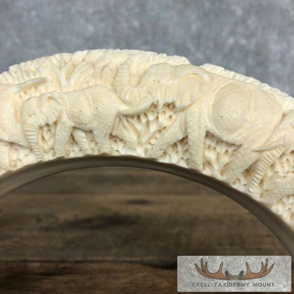 Carved Hippopotamus Tooth Safari Decor For Sale - Image 9