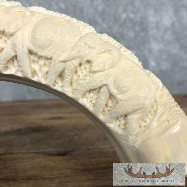 Carved Hippopotamus Tooth Safari Decor For Sale - Image 10