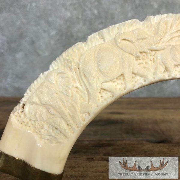 Carved Hippopotamus Tooth Safari Decor For Sale - Image 4