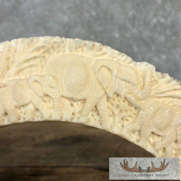 Carved Hippopotamus Tooth Safari Decor For Sale - Image 5