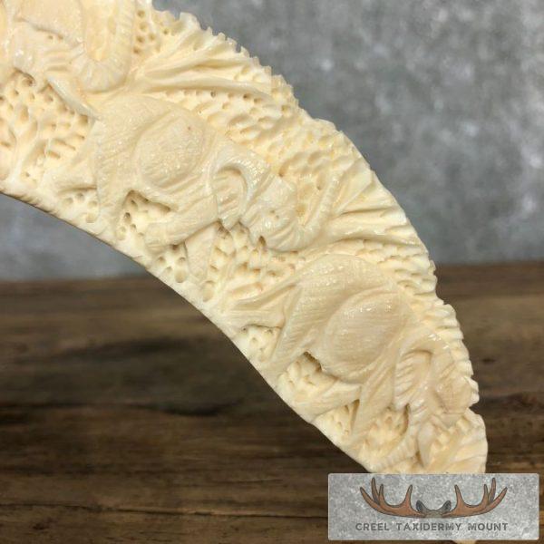Carved Hippopotamus Tooth Safari Decor For Sale - Image 6