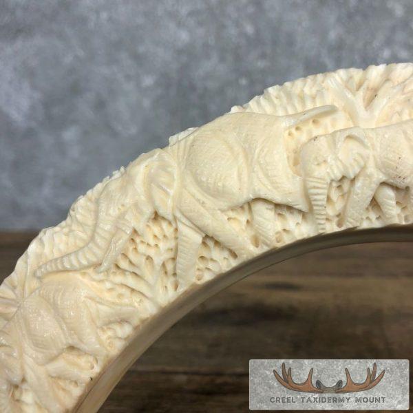 Carved Hippopotamus Tooth Safari Decor For Sale - Image 8