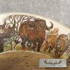 Scrimshaw Hippopotamus Tooth Safari Decor For Sale - Image 4